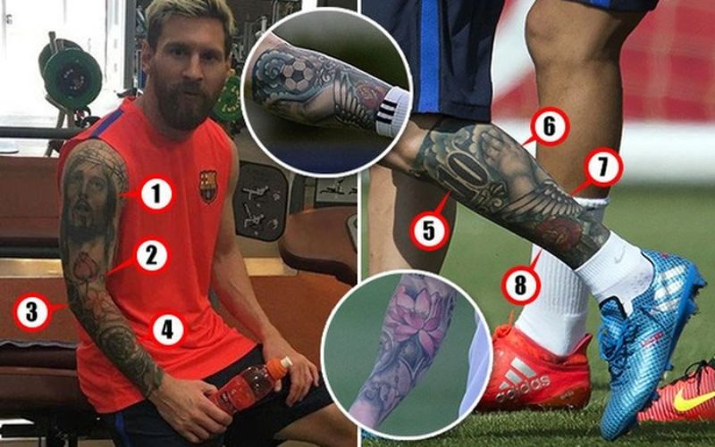 Hình xăm Messi và những ý nghĩa thú vị ẩn chứa phía sau